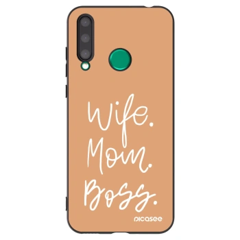Picasee fekete szilikon tok az alábbi mobiltelefonokra Honor 20 Lite - Boss Mama