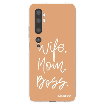 Picasee átlátszó szilikon tok az alábbi mobiltelefonokra Xiaomi Mi Note 10 (Pro) - Boss Mama