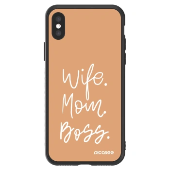 Picasee ULTIMATE CASE Apple iPhone X/XS - készülékre - Boss Mama