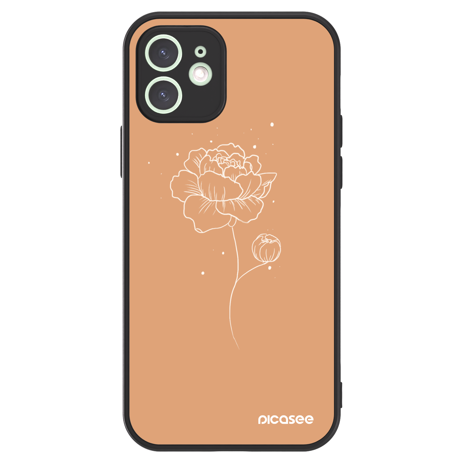 Picasee ULTIMATE CASE MagSafe Apple iPhone 12 - készülékre - Peonies