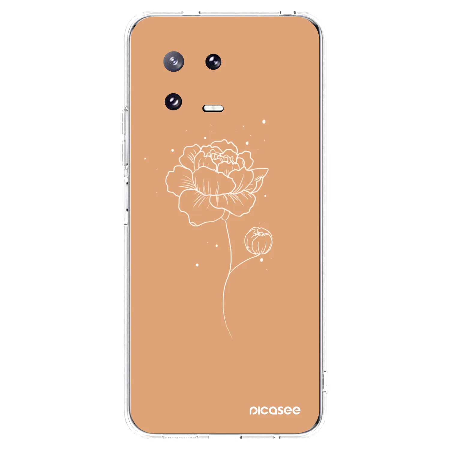 Picasee átlátszó szilikon tok az alábbi mobiltelefonokra Xiaomi 13 Pro - Peonies