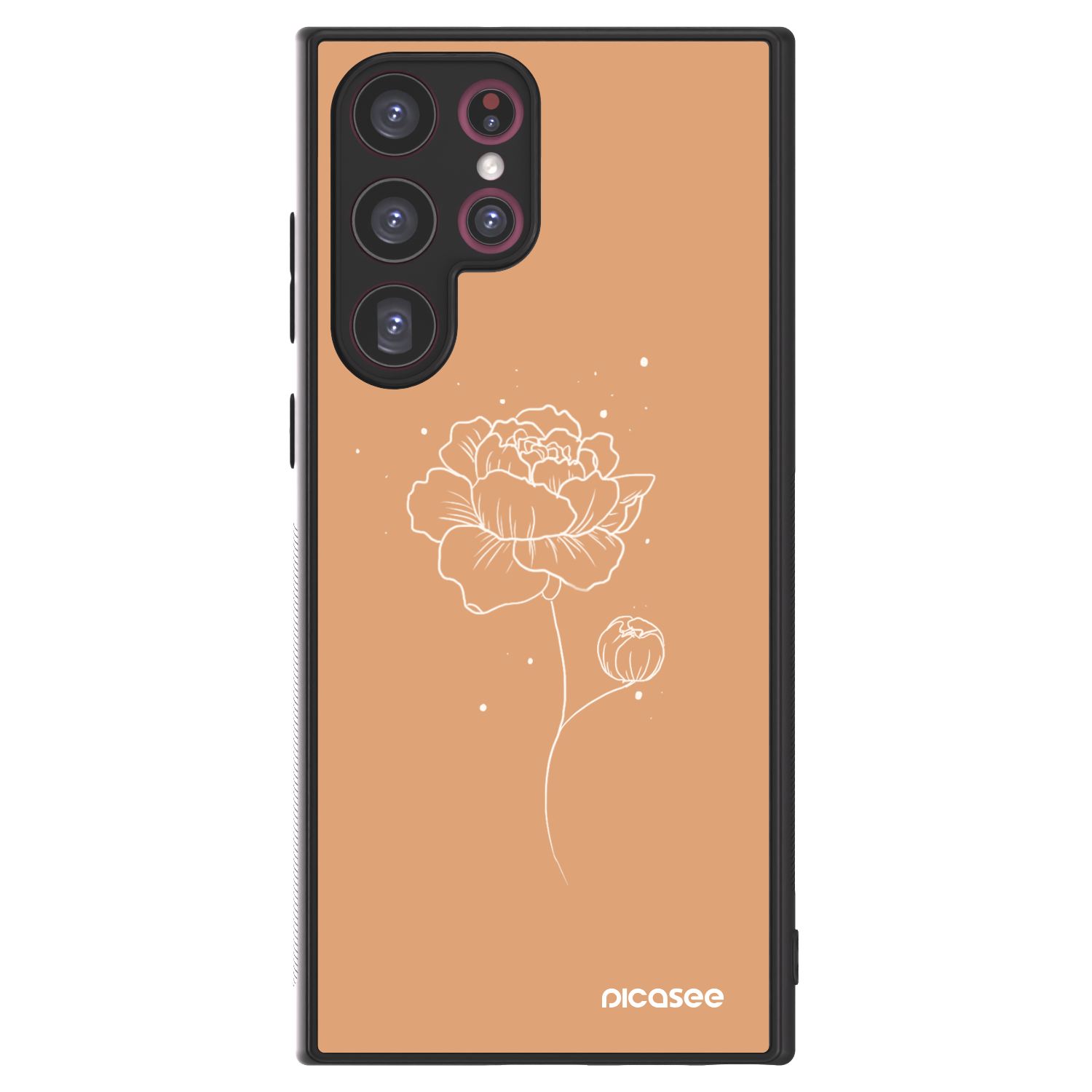 Picasee ULTIMATE CASE PowerShare Samsung Galaxy S22 Ultra 5G - készülékre - Peonies