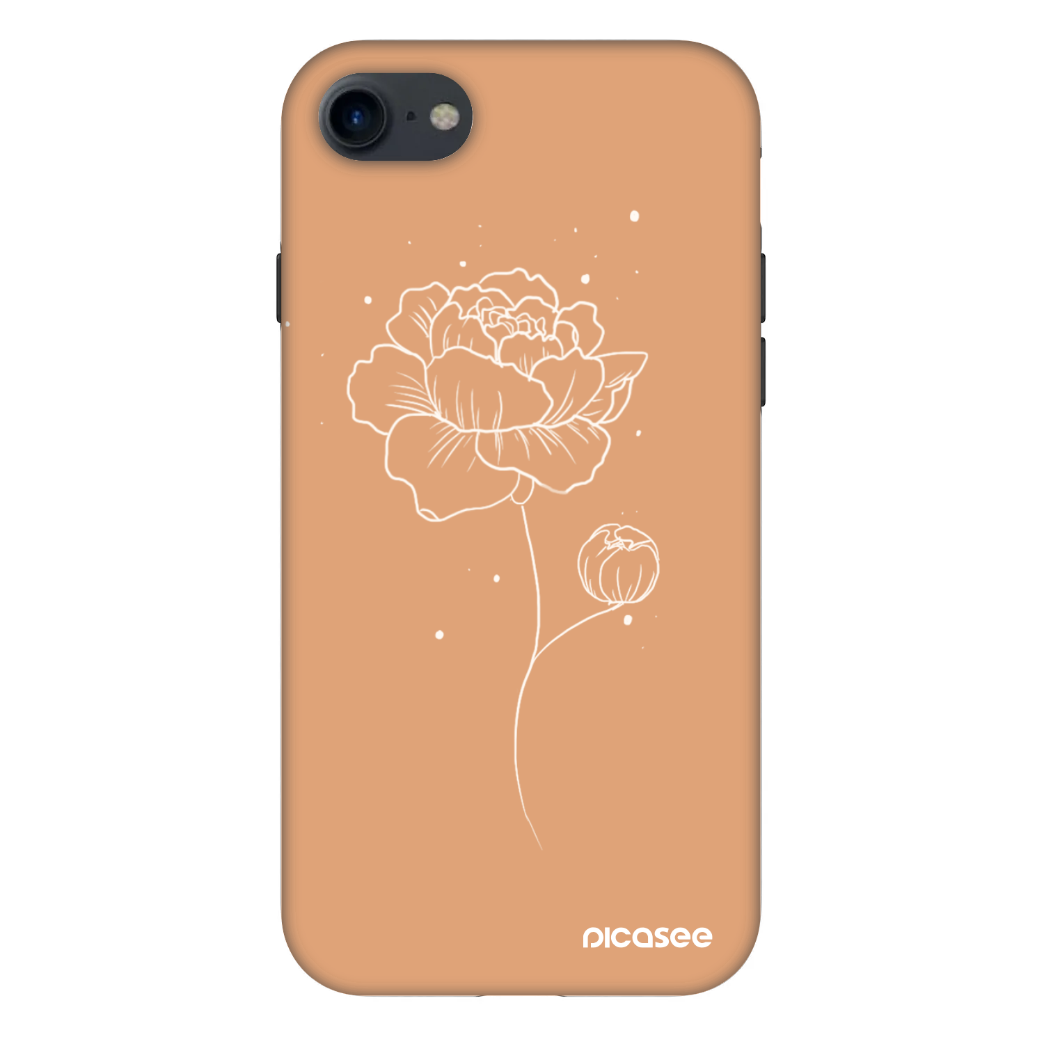 Picasee Fashion Case Apple iPhone 8 - Peonies