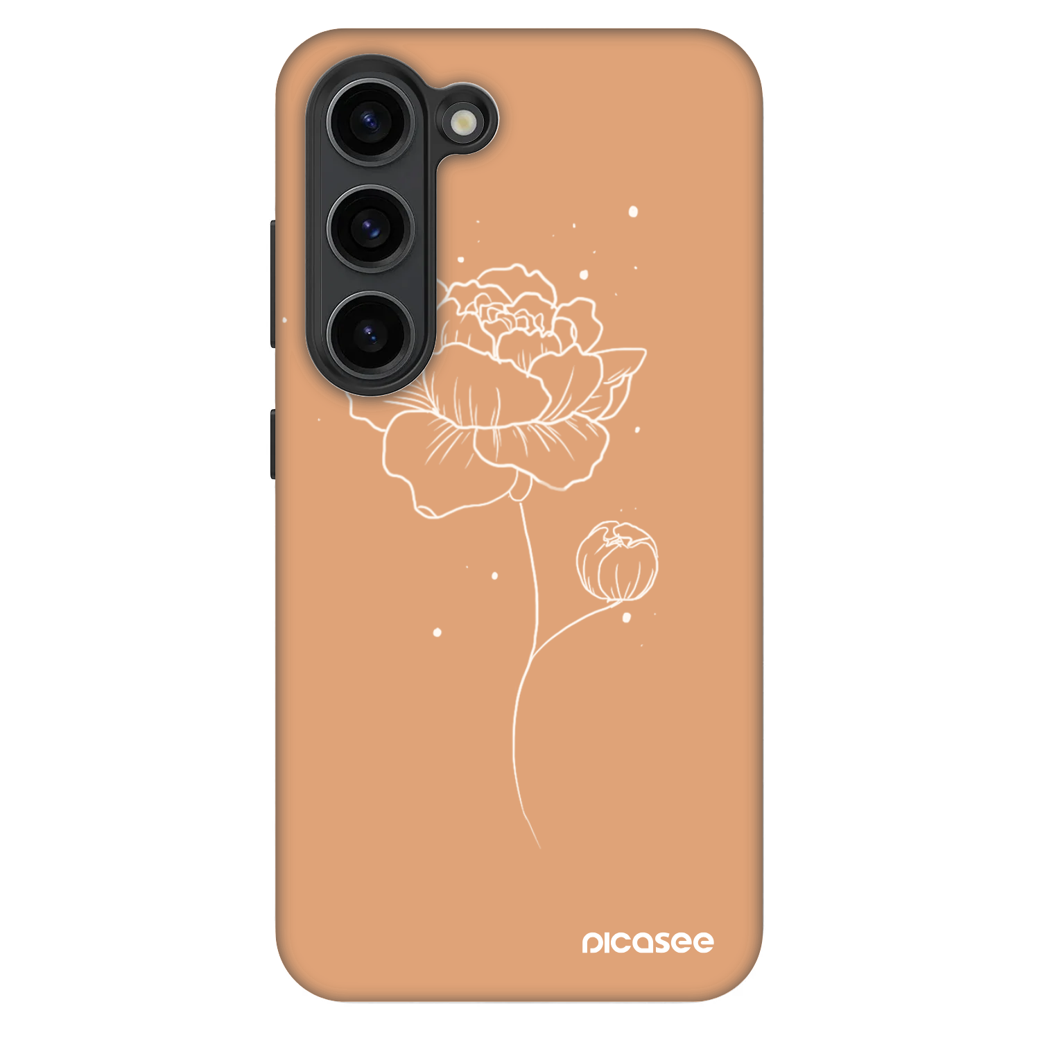 Picasee Fashion Case Samsung Galaxy S23 5G - Peonies