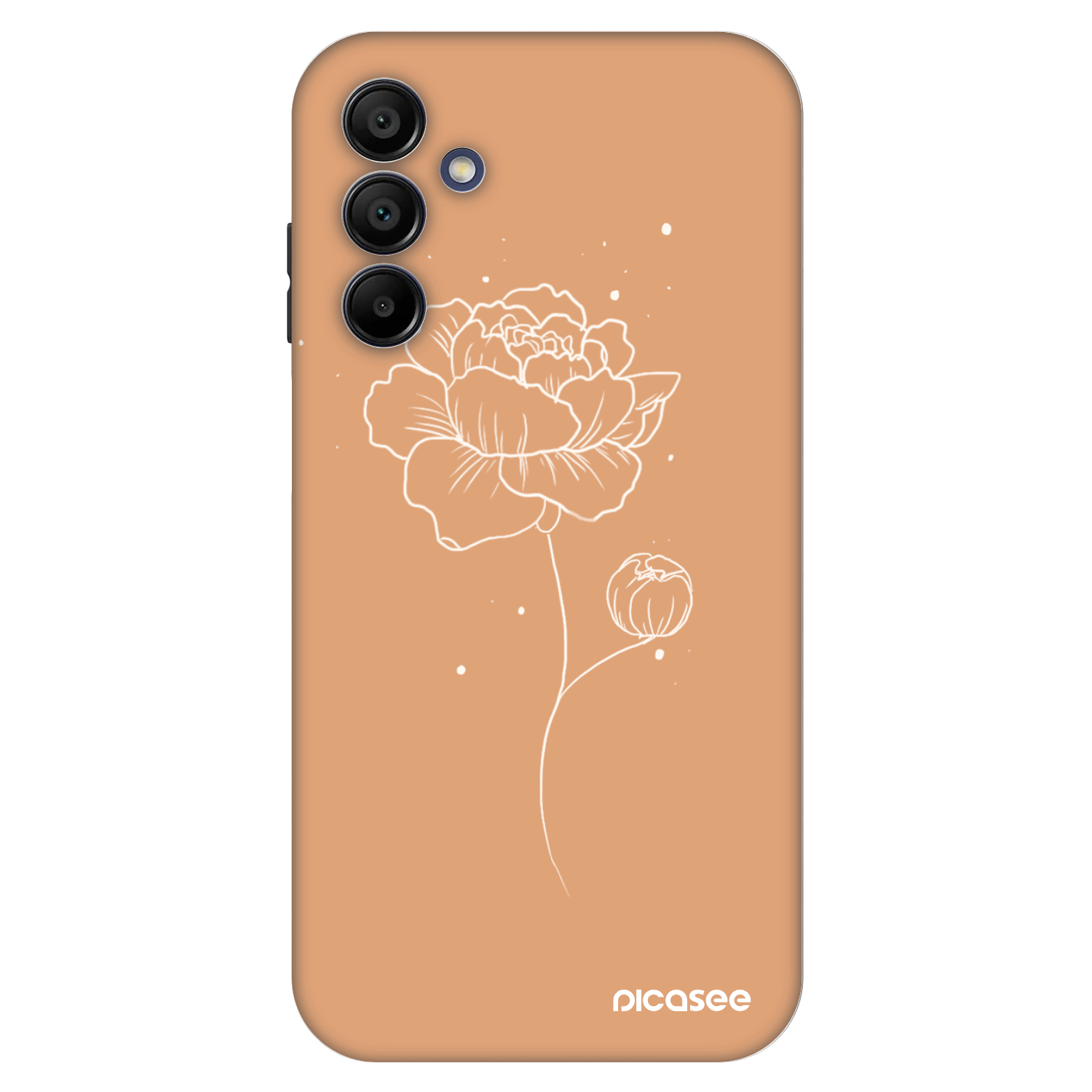 Picasee Fashion Case Samsung Galaxy A15 A155F 4G - Peonies