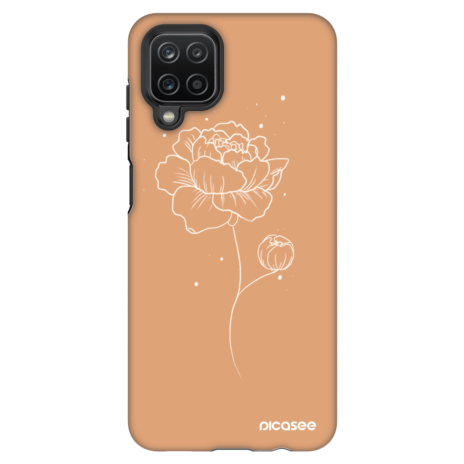 Picasee Fashion Case Samsung Galaxy A12 A125F - Peonies
