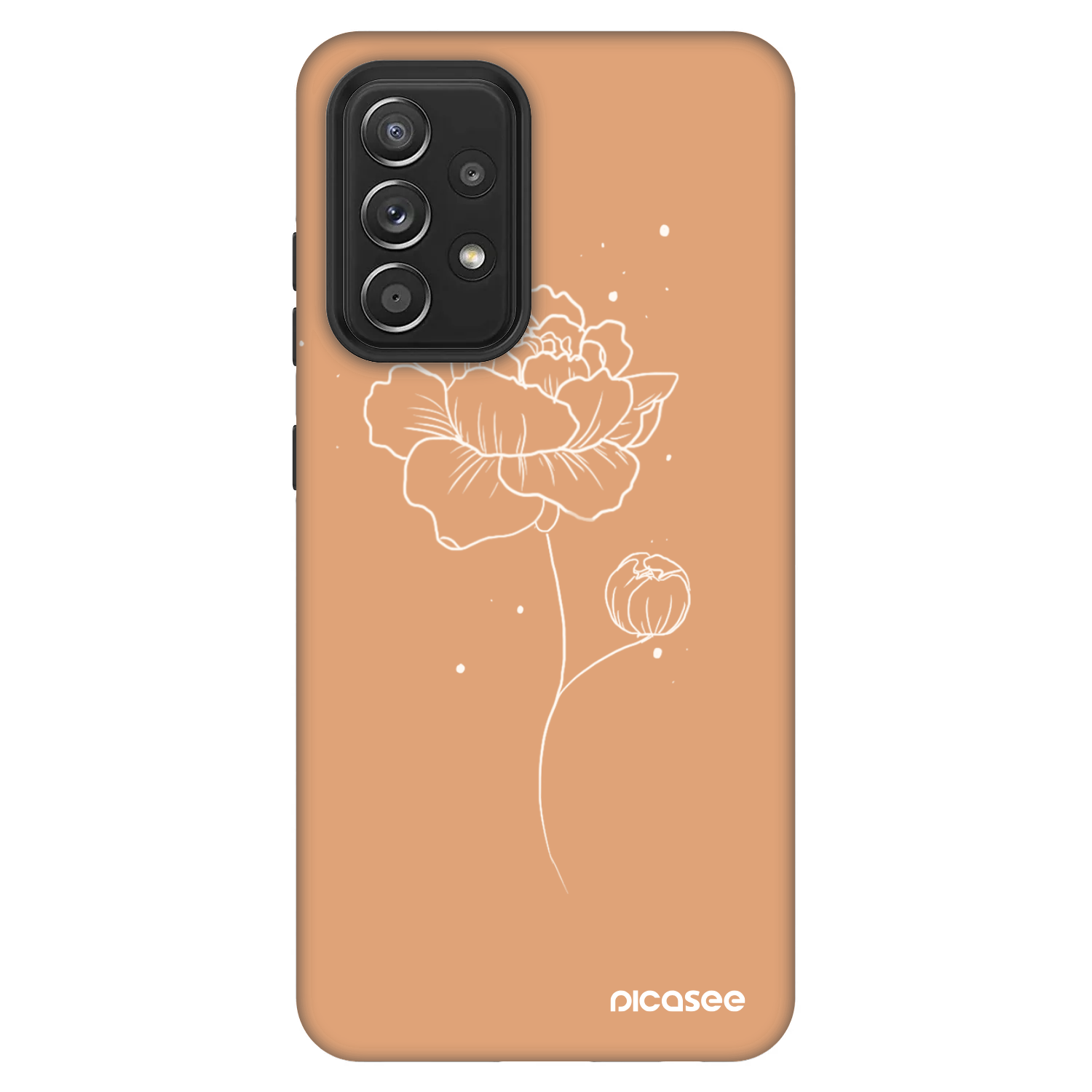 Picasee Fashion Case Samsung Galaxy A52 5G A525F - Peonies