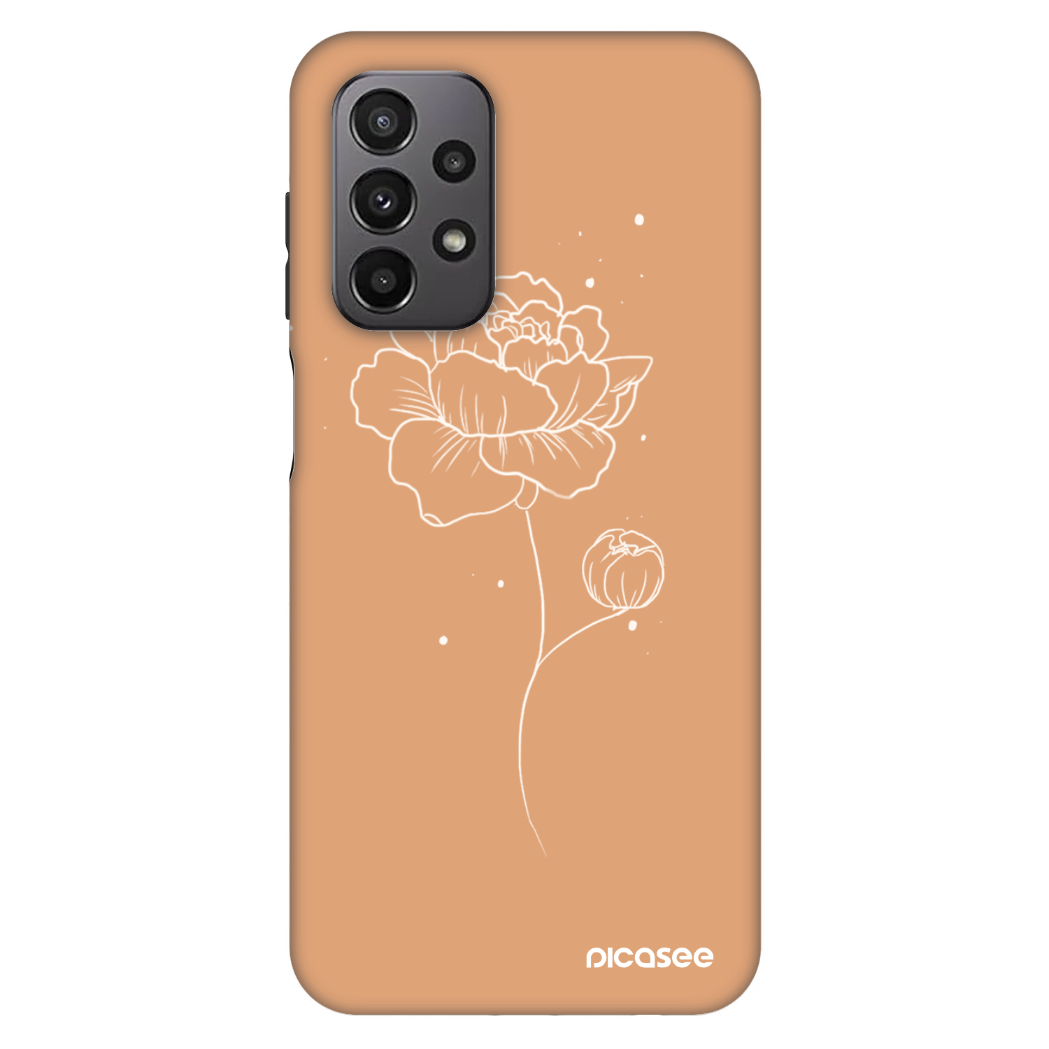 Picasee Fashion Case Samsung Galaxy A23 A235F 4G - Peonies