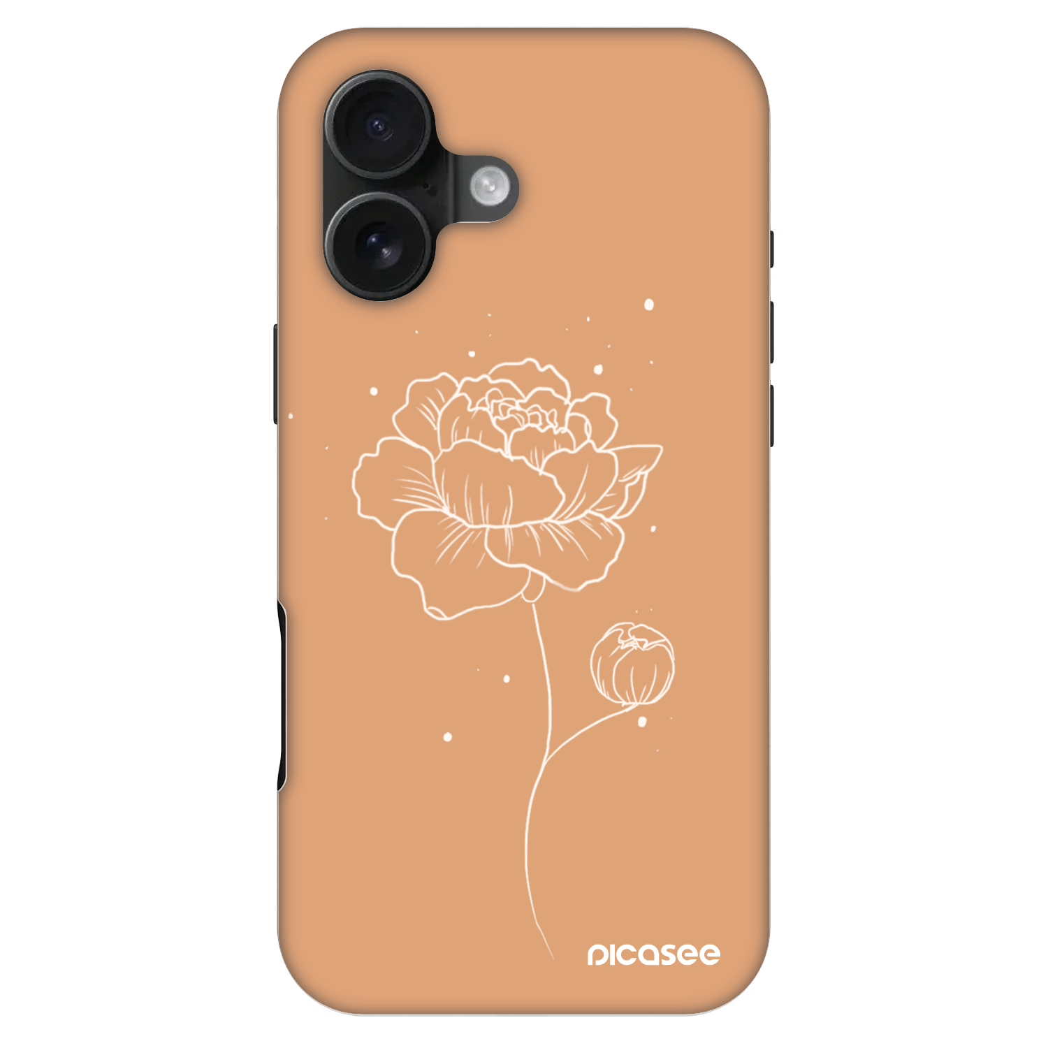 Picasee Fashion Case MagSafe Apple iPhone 16 - Peonies