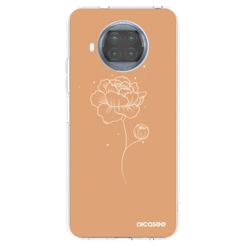 Picasee átlátszó szilikon tok az alábbi mobiltelefonokra Xiaomi Mi 10T Lite - Peonies