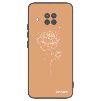 Picasee fekete szilikon tok az alábbi mobiltelefonokra Xiaomi Mi 10T Lite - Peonies