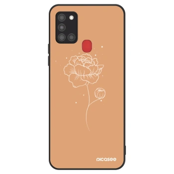 Szilikon tok erre a típusra Samsung Galaxy A21s - Peonies