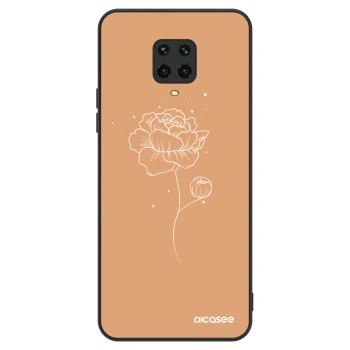 Szilikon tok erre a típusra Xiaomi Redmi Note 9 Pro - Peonies