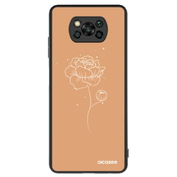 Szilikon tok erre a típusra Xiaomi Poco X3 - Peonies