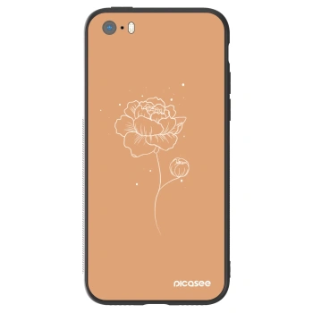 Szilikon tok erre a típusra Apple iPhone 5/5S/SE - Peonies