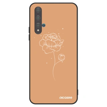 Szilikon tok erre a típusra Huawei Nova 5T - Peonies
