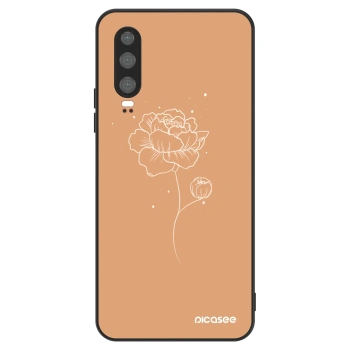 Szilikon tok erre a típusra Huawei P30 - Peonies