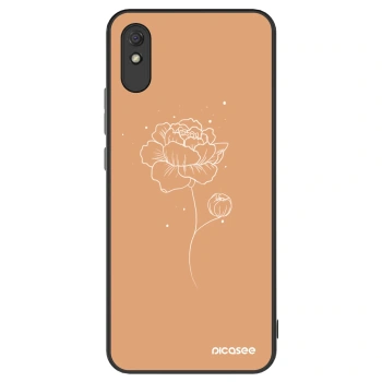 Szilikon tok erre a típusra Xiaomi Redmi 9A - Peonies