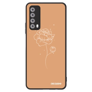 Szilikon tok erre a típusra Huawei P Smart 2021 - Peonies