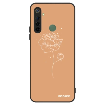 Szilikon tok erre a típusra Realme 6i - Peonies