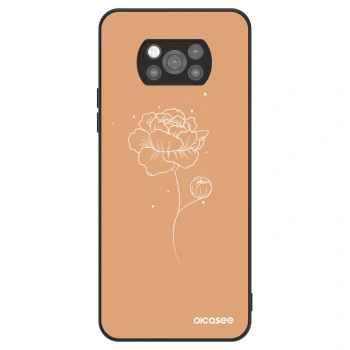 Szilikon tok erre a típusra Xiaomi Poco X3 Pro - Peonies
