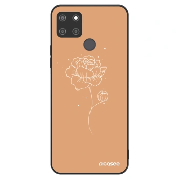Szilikon tok erre a típusra Realme C21Y - Peonies