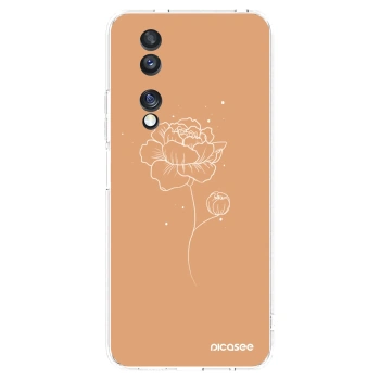 Picasee átlátszó szilikon tok az alábbi mobiltelefonokra Honor 70 - Peonies