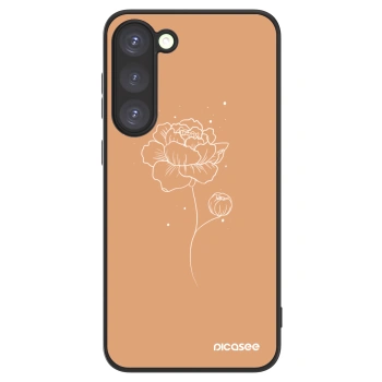 Szilikon tok erre a típusra Samsung Galaxy S23+ 5G - Peonies