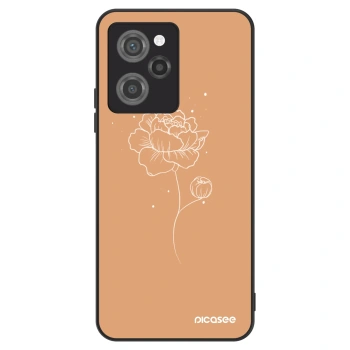 Szilikon tok erre a típusra Xiaomi Poco X5 Pro - Peonies