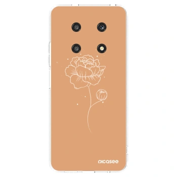 Picasee átlátszó szilikon tok az alábbi mobiltelefonokra Honor Magic4 Lite 5G - Peonies