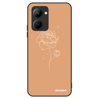 Szilikon tok erre a típusra Realme C33 (2023) - Peonies