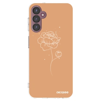 Picasee átlátszó szilikon tok az alábbi mobiltelefonokra Samsung Galaxy A05s A057G - Peonies