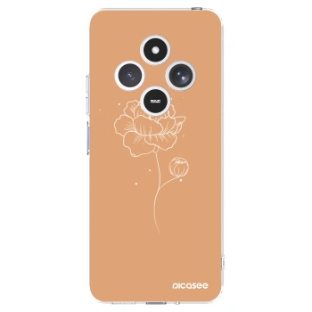Picasee átlátszó szilikon tok az alábbi mobiltelefonokra Xiaomi Redmi 14C - Peonies