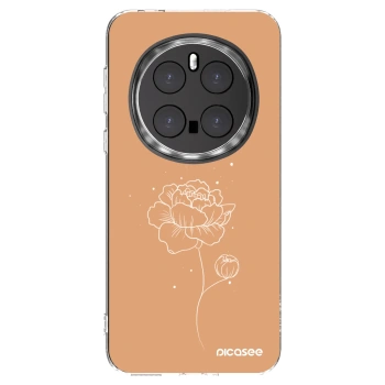 Picasee átlátszó szilikon tok az alábbi mobiltelefonokra Honor Magic7 Pro 5G - Peonies