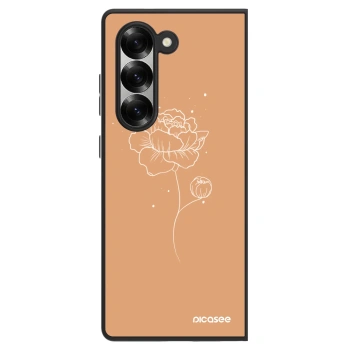 Szilikon tok erre a típusra Samsung Galaxy Z Fold6 5G - Peonies