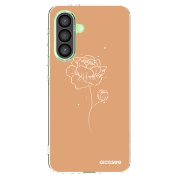 Picasee átlátszó szilikon tok az alábbi mobiltelefonokra Samsung Galaxy A26 5G A266B - Peonies