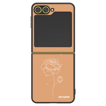 Szilikon tok erre a típusra Samsung Galaxy Z Flip5 5G - Peonies