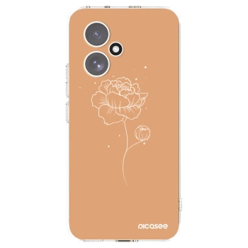 Picasee átlátszó szilikon tok az alábbi mobiltelefonokra Honor 400 5G - Peonies