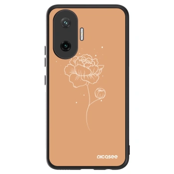 Szilikon tok erre a típusra Xiaomi Poco F7 5G - Peonies