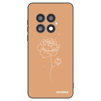 Picasee fekete szilikon tok az alábbi mobiltelefonokra OnePlus 13 5G - Peonies