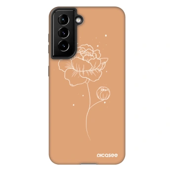 Szilikon tok erre a típusra Samsung Galaxy S22 5G - Peonies