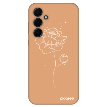 Szilikon tok erre a típusra Samsung Galaxy A55 5G A556B - Peonies