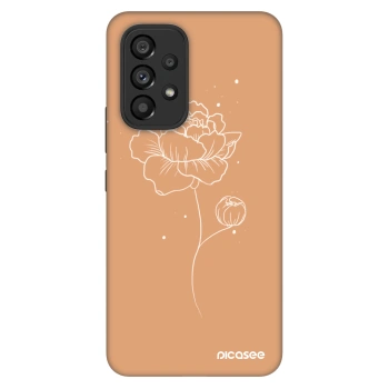 Szilikon tok erre a típusra Samsung Galaxy A53 5G A536 - Peonies
