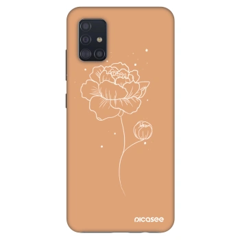 Szilikon tok erre a típusra Samsung Galaxy A51 A515F - Peonies