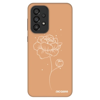 Szilikon tok erre a típusra Samsung Galaxy A33 5G A336 - Peonies
