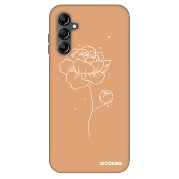 Szilikon tok erre a típusra Samsung Galaxy A14 4G A145R - Peonies