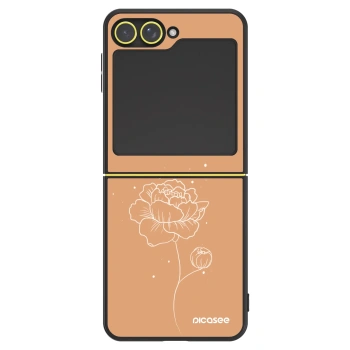 Szilikon tok erre a típusra Samsung Galaxy Z Flip7 FE 5G - Peonies