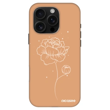 Szilikon tok erre a típusra Apple iPhone 16 Pro - Peonies