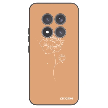 Picasee fekete szilikon tok az alábbi mobiltelefonokra Xiaomi Redmi Note 15 Pro+ - Peonies