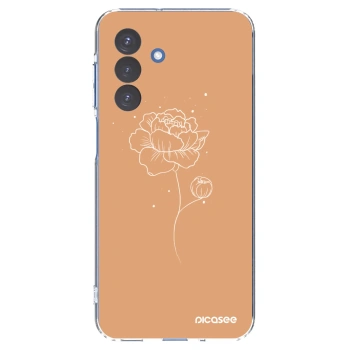 Picasee átlátszó szilikon tok az alábbi mobiltelefonokra Samsung Galaxy A17 5G - Peonies